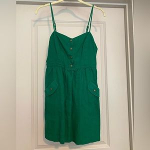 Urban Outfitters (Cope Brand) Emerald Green Mini Dress Size XS